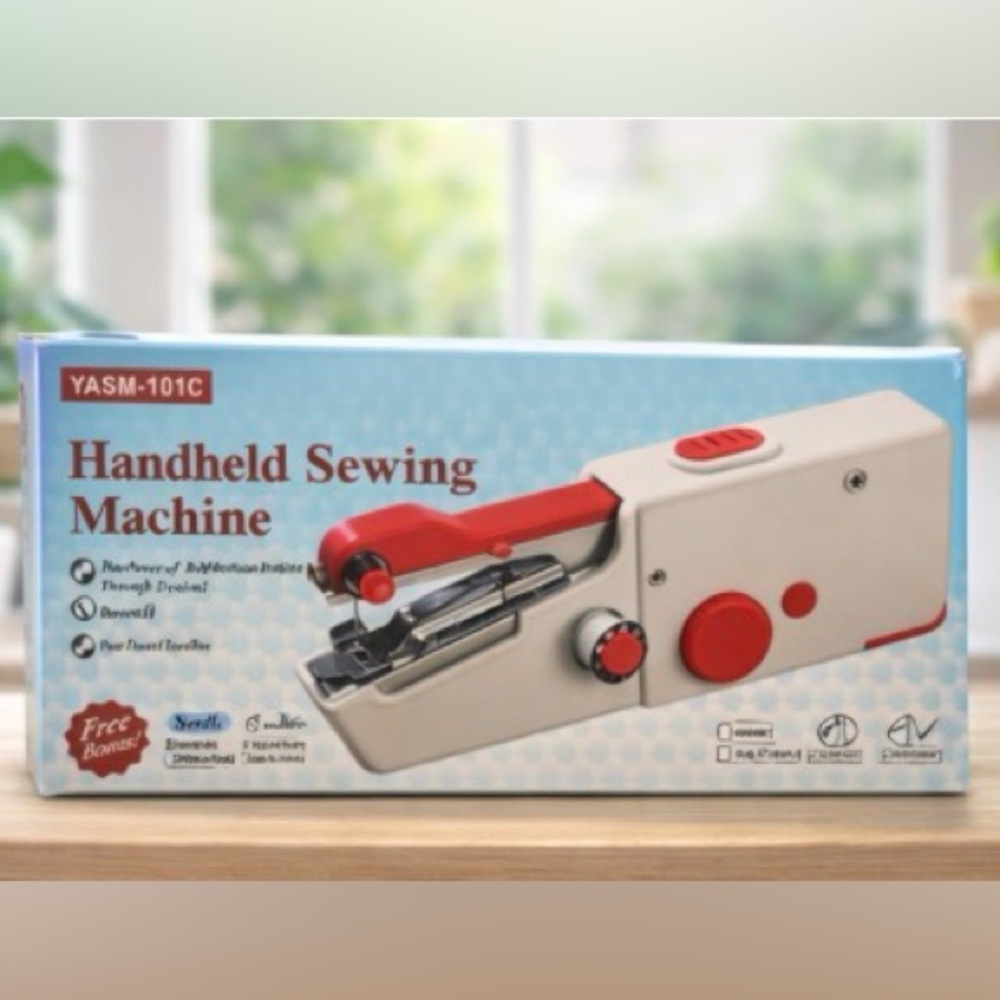 Handy Stitching Handheld Sewing Machine.ASM-101C. Battery Powered,.  NIB